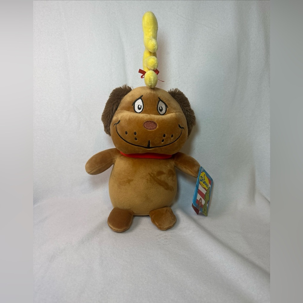 Dr. Seuss 9.5" Squishy Max Dog  How The Grinch Stole‎ Christmas Adorable! Soft